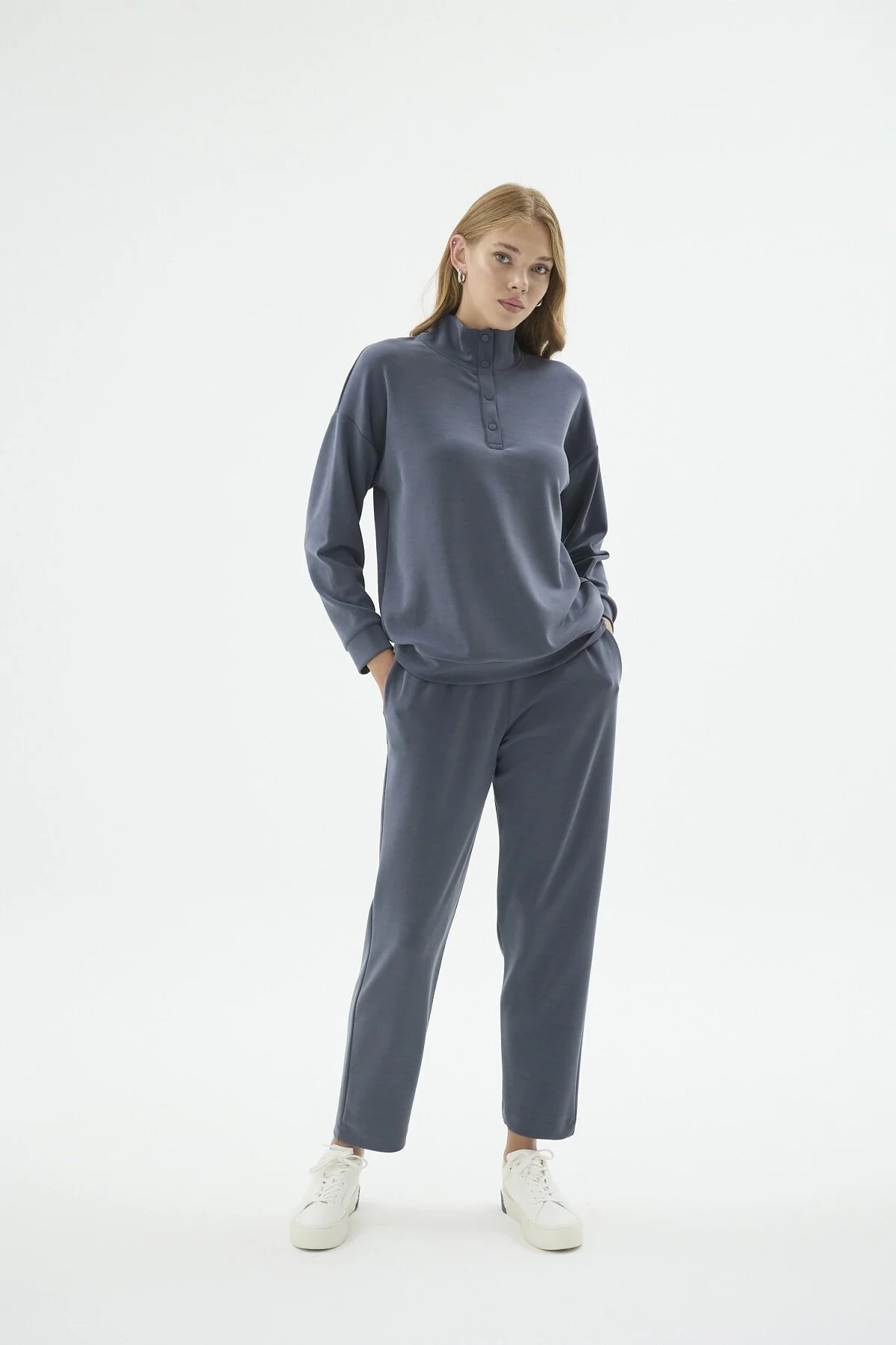 Gizzey Antrasit 21422 Kadın Eşofman Takımı